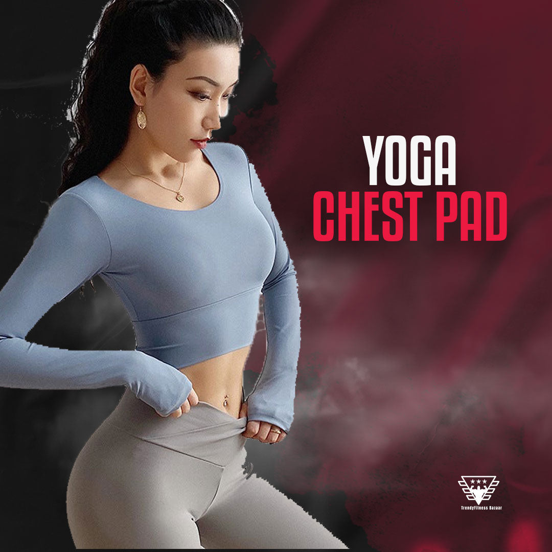 Yoga wear beauty strap chest pad